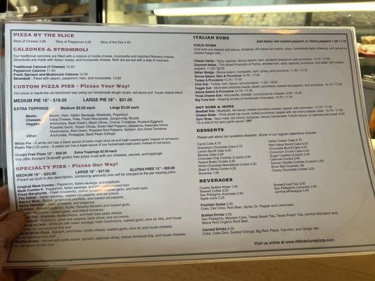 Menu photo 3 Little Deli & Pizzeria Austin, TX