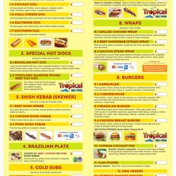 Tropical Hot Dog