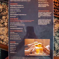 The Block - Menu