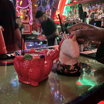 Busy Body - Cocaine & rhinestones mocktail in their holiday cups - Cocktail Bars Near Me - Tacoma, Washington Busy Body - Cocaine & rhinestones mocktail in their holiday cups - Cocktail Bars Near Me - Tacoma, Washington