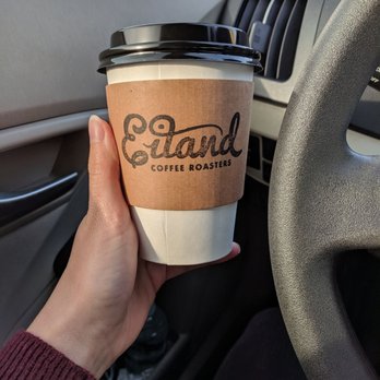 Eiland Coffee Roasters - 12oz 'large' flat white to go - Coffee Roasteries Near Me - Richardson, Texas