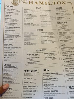 Menu photo 3 The Hamilton Washington, DC, DC