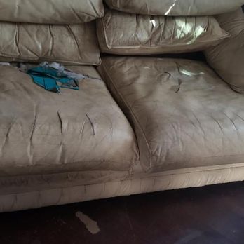 Mike’s Upholstery & Fabrics - My cat ruined my sofa set - Furniture Reupholstery Near Me - Rosemead, California