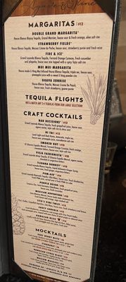 Menu photo 3 Agave & Vine Honolulu, HI