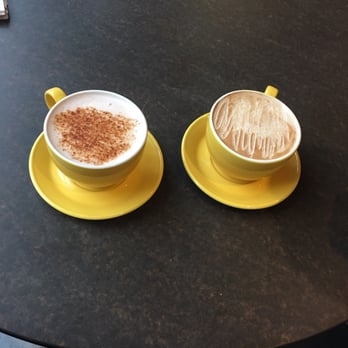 Blenz Coffee - Soy chai and soy caramel macchiato - Coffee & Tea Near Me - Vancouver, British Columbia