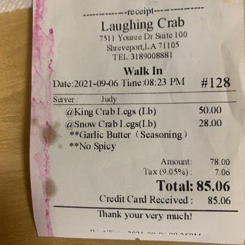 Laughing Crab - Seafood Near Me - Shreveport, Louisiana