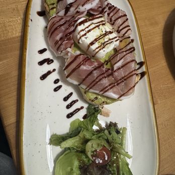 Frittata Caffe & Bistro - Burrata Cheese Avocado Toast with Prosciutto most recently - Coffee & Tea Near Me - Port St. Lucie, Florida Frittata Caffe & Bistro - Burrata Cheese Avocado Toast with Prosciutto most recently - Coffee & Tea Near Me - Port St. Lucie, Florida