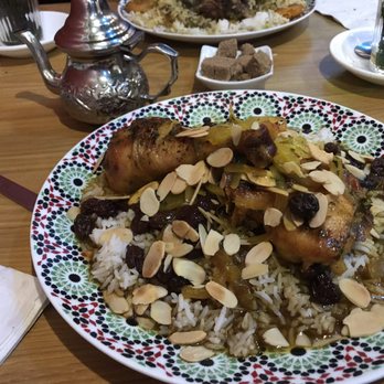 Cafe Paprika - Mrouzia Almond Chicken, one of my favorites! - Mediterranean Near Me - Bridgton, Maine Cafe Paprika - Mrouzia Almond Chicken, one of my favorites! - Mediterranean Near Me - Bridgton, Maine