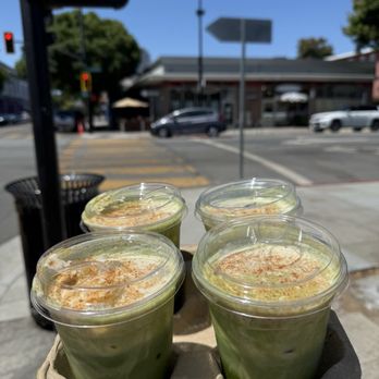 Academic Coffee - Banana matcha latte - Bakeries Near Me - San Jose, California Academic Coffee - Banana matcha latte - Bakeries Near Me - San Jose, California