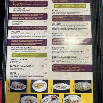 Culturas Hidalgo & Oaxaca Restaurant - Menu - Mexican Near Me - Salinas, California