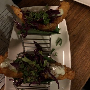 Xixa - fish tacos:' japanese snapper tempura, cabbage kim chee, habanero - Mexican Near Me - Brooklyn, New York