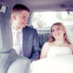 Maui Bridal Hair and Makeup - So happy to be in the A/C on the way to take pictures