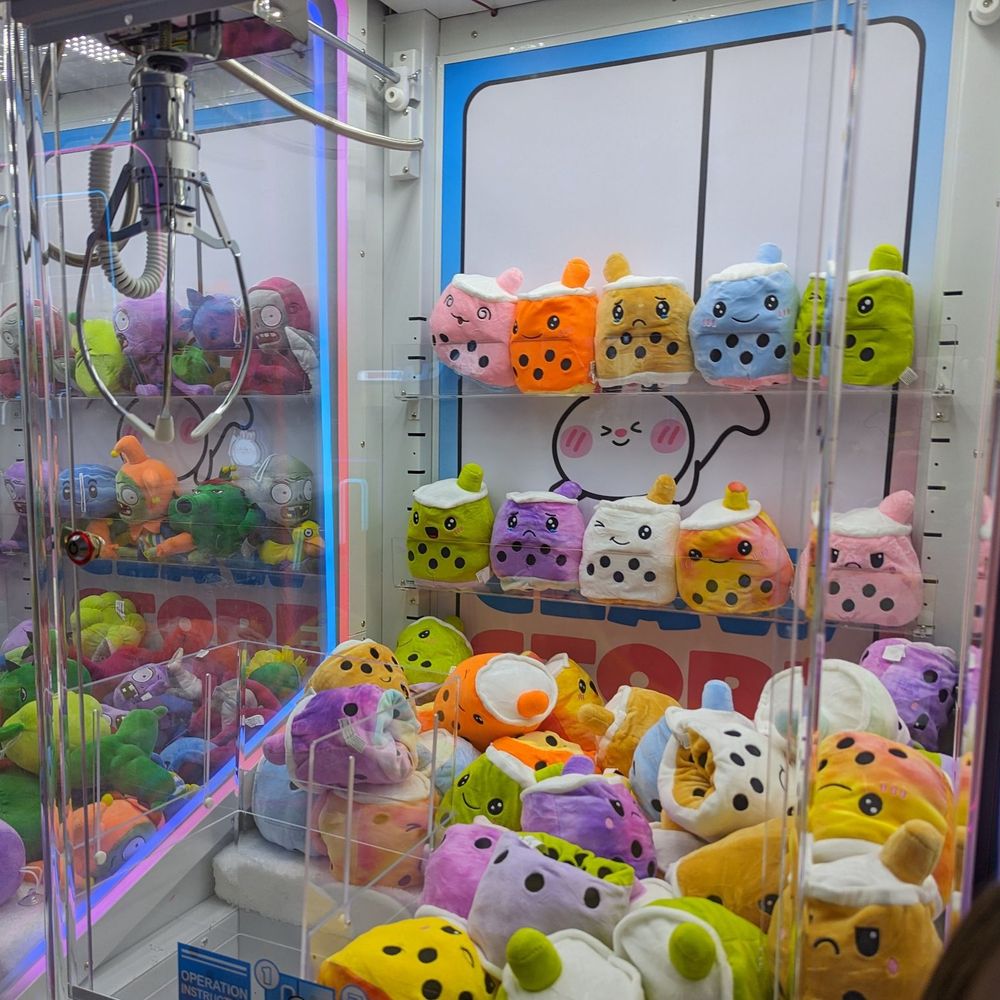 Claw Store - One of their claw machines. There were at least a dozen different machines with different prizes. - Arcades Near Me - Las Vegas, Nevada Claw Store - One of their claw machines. There were at least a dozen different machines with different prizes. - Arcades Near Me - Las Vegas, Nevada
