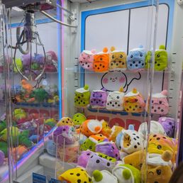 One of their claw machines. There were at least a dozen different machines with different prizes.