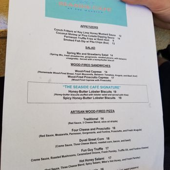Seaside Cafe - The menu - Pizza Near Me - Key West, Florida Seaside Cafe - The menu - Pizza Near Me - Key West, Florida