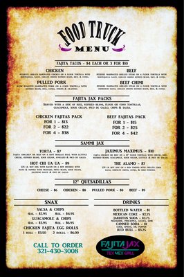 Menu photo 2 Fajita Jax Indian Harbour Beach, FL Menu photo 2 Fajita Jax Indian Harbour Beach, FL