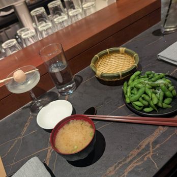 Kazahana - Sushi bar: tofu miso soup, edamame, and lychee martini - Sushi Bars Near Me - Telluride, Colorado Kazahana - Sushi bar: tofu miso soup, edamame, and lychee martini - Sushi Bars Near Me - Telluride, Colorado
