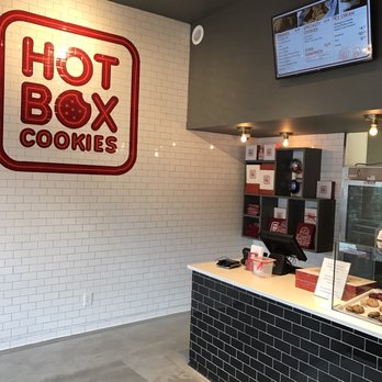 Hot Box Cookies - Some of the store once you walk in! - Desserts Near Me - Clayton, Missouri