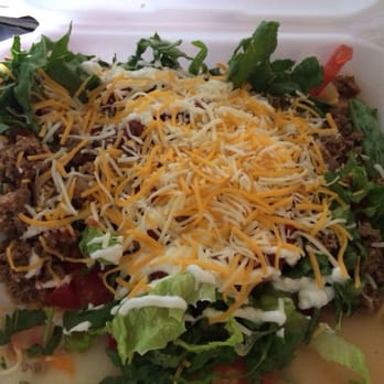 A1A Burrito Works - My taco salad. - Mexican Near Me - Flagler Beach, Florida