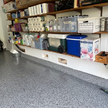 Creative Epoxy Coating - Floor and stems done beautifully! - Flooring Near Me Creative Epoxy Coating - Floor and stems done beautifully! - Flooring Near Me