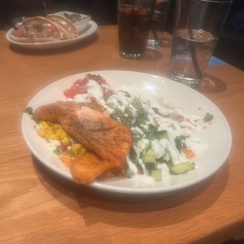 BJ's Restaurant & Brewhouse - Salmon Power Bowl - New American Near Me - Pittsburgh, Pennsylvania BJ's Restaurant & Brewhouse - Salmon Power Bowl - New American Near Me - Pittsburgh, Pennsylvania