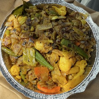 Kurumba Restaurant - Vegetarian kotthu (made vegan by omitting the egg) - Malaysian Near Me - Port Moody, British Columbia Kurumba Restaurant - Vegetarian kotthu (made vegan by omitting the egg) - Malaysian Near Me - Port Moody, British Columbia