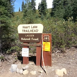 Heart Lake in-and-back Hike - Trailhead