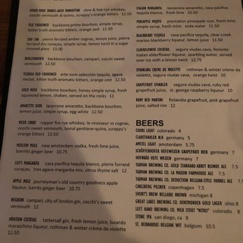 Oakleys Bistro - Cocktail menu - New American Near Me - Indianapolis, Indiana Oakleys Bistro - Cocktail menu - New American Near Me - Indianapolis, Indiana