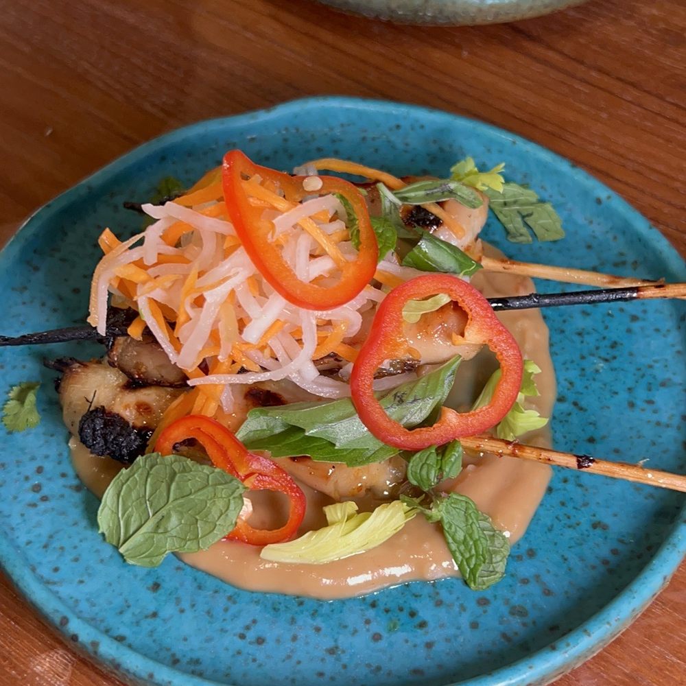 Piko Kitchen + Bar - Grilled Chicken Satay - Cocktail Bars Near Me - Honolulu, Hawaii