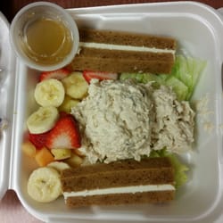 Napoleon's Restaurant - The Chicken Salad Plate. This is SO good.