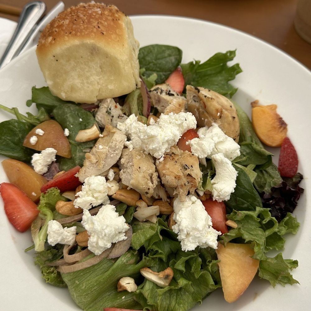 Tatte Bakery & Cafe | Assembly Row - Strawberry Roasted Peach Chicken Salad - Breakfast & Brunch Near Me - Somerville, Massachusetts Tatte Bakery & Cafe | Assembly Row - Strawberry Roasted Peach Chicken Salad - Breakfast & Brunch Near Me - Somerville, Massachusetts