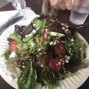 Bootlegger's Brewery - Strawberry goat cheese salad - Breweries Near Me - Fullerton, California