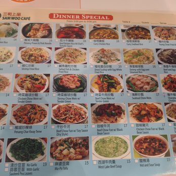 Sam Woo Cafe - The Dinner specials dishes, they are pretty good size to share with 2 or 3 people. - Desserts Near Me - Artesia, California Sam Woo Cafe - The Dinner specials dishes, they are pretty good size to share with 2 or 3 people. - Desserts Near Me - Artesia, California