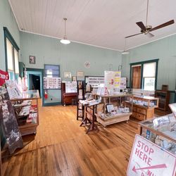 Alden Depot Park & Museum - Museum interior with changing local history displays