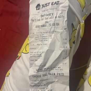 KFC - none of this is what we ordered. - Fast Food Near Me - Wallsend, XTW