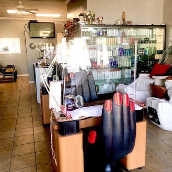 JK Hair & Nails - Shields installed for protection. Very clean!! - Nail Salons Near Me - Corona, California JK Hair & Nails - Shields installed for protection. Very clean!! - Nail Salons Near Me - Corona, California