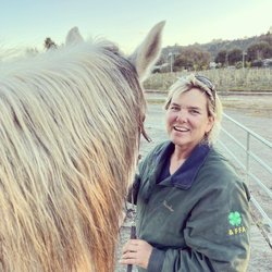 Brooke and my lovely horse "Bossy"