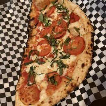 Redwood Grill Los Altos - Margherita flat bread from happy hour menu - American Near Me - Los Altos, California