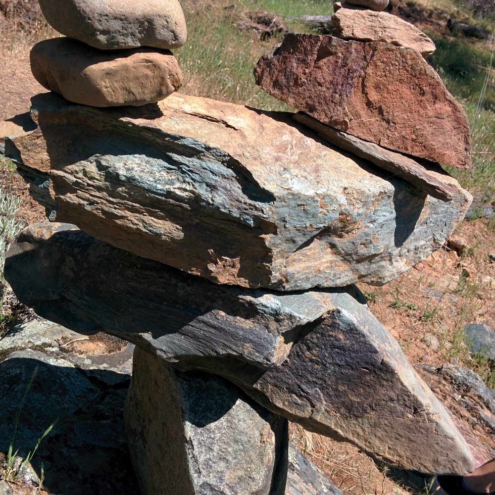 Hidden Falls Regional Park - Stacked rocks on Creek Side Trail - Parks Near Me - Auburn, California Hidden Falls Regional Park - Stacked rocks on Creek Side Trail - Parks Near Me - Auburn, California