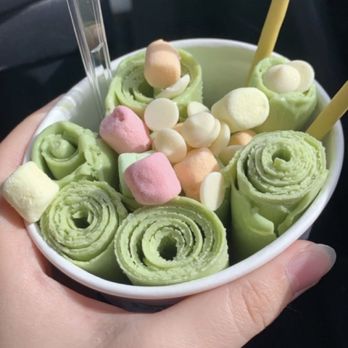 Tsaocaa - Rolled 4. Matcha Lady Ice Cream Roll - Ice Cream & Frozen Yogurt Near Me - Indianapolis, Indiana