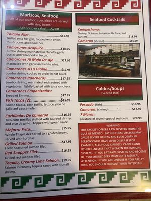 Menu photo 8 Domingo's Mexican & Seafood Restaurant Boron, CA Menu photo 8 Domingo's Mexican & Seafood Restaurant Boron, CA