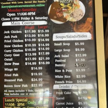 Kerry's Jamaican Restaurant - If you go early, ask what's ready. - Seafood Near Me - Sunrise, Florida Kerry's Jamaican Restaurant - If you go early, ask what's ready. - Seafood Near Me - Sunrise, Florida
