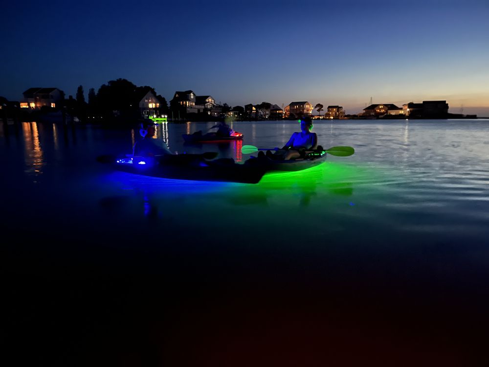 The Glowing Paddle OBX Logo
