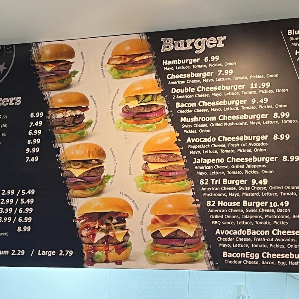 Burger 82 - Menu - Burgers Near Me - Allen, Texas