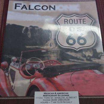 Falcon Restaurant & Lounge - Menu - American Near Me - Winslow, Arizona