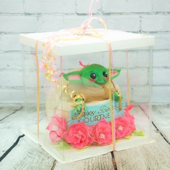 Cake Playhouse - Baby Yoda cake - Custom Cakes Near Me - Artesia, California Cake Playhouse - Baby Yoda cake - Custom Cakes Near Me - Artesia, California