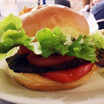 Paulie's - Portobello Mushroom Pepper Burger - Sandwiches Near Me - Houston, Texas