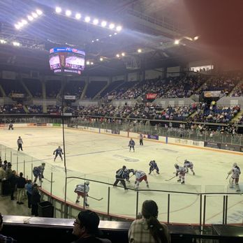 Raising Cane's River Center - a hockey game in progress - Music Venues Near Me - Baton Rouge, Louisiana