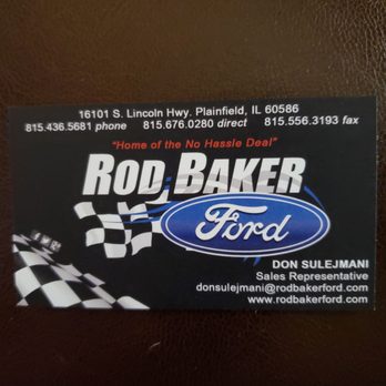 Rod Baker Ford Sales - Car Dealers Near Me - Plainfield, Illinois