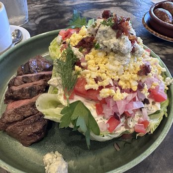Saint & Second - Wedge Salad Side of flat iron steak - Breakfast & Brunch Near Me - Manhattan Beach, California Saint & Second - Wedge Salad Side of flat iron steak - Breakfast & Brunch Near Me - Manhattan Beach, California